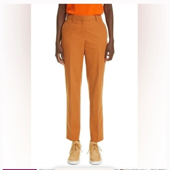 Lafayette 148 New York Pants - Lafayette 148 New York Clinton Rich Clay Cropped Pants | 12